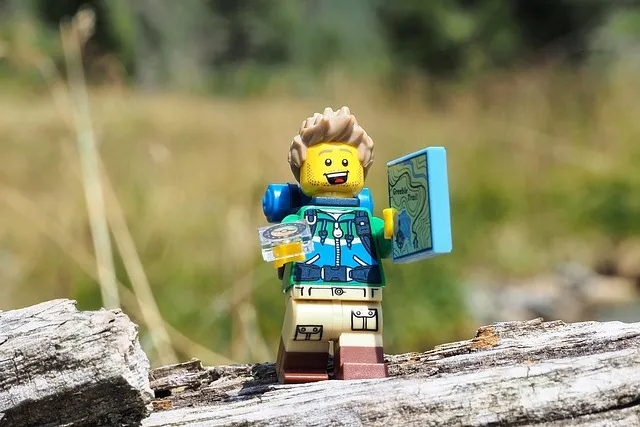LEGO werktafel met losse onderdelen